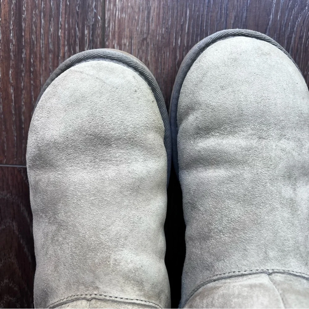 UGG Australia Women's REMORA BUCKLE BOOTS Ash Gray Size 6 - Picture 6 of 11
